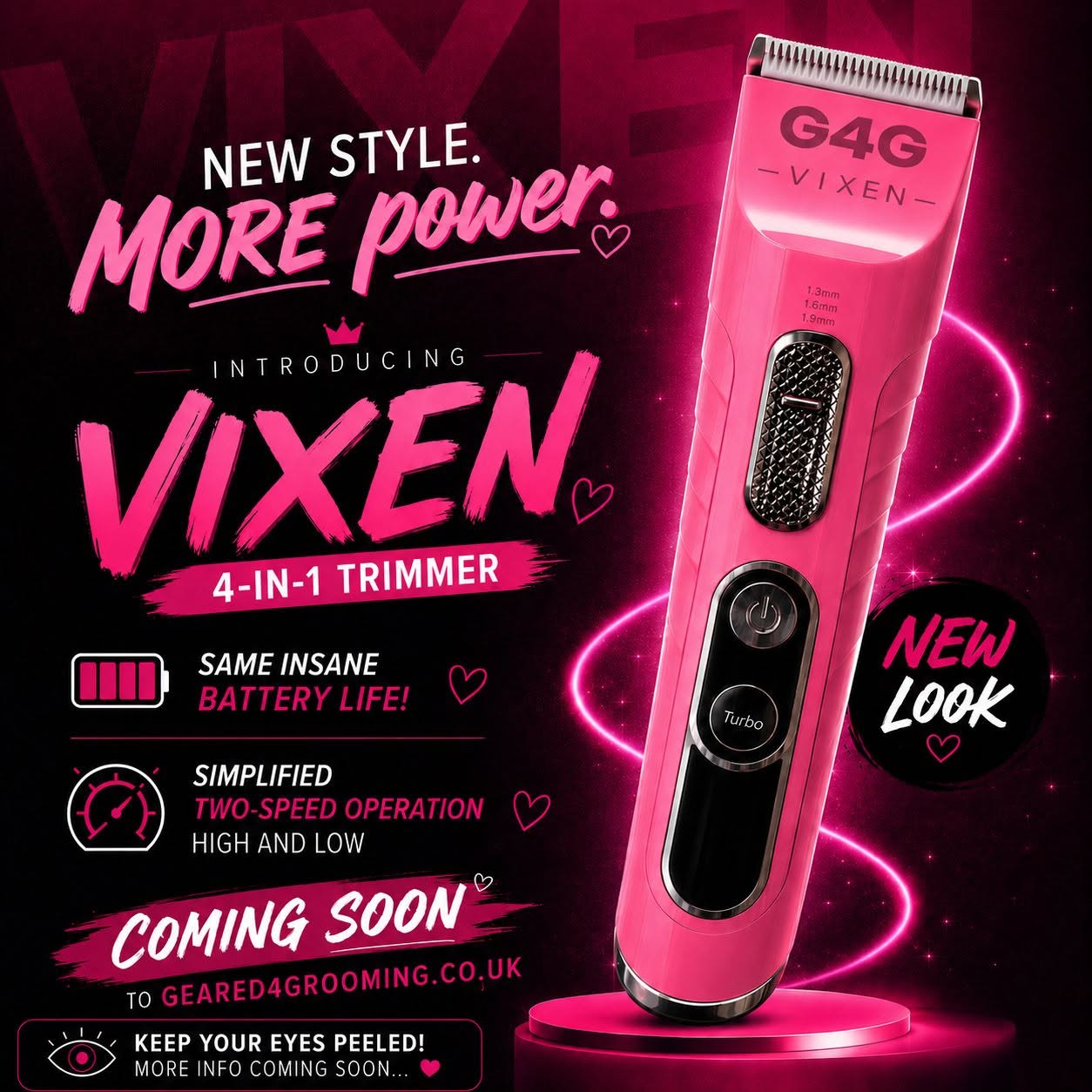 *NEW* G4G VIXEN 4-in-1 Professional Trimmer
