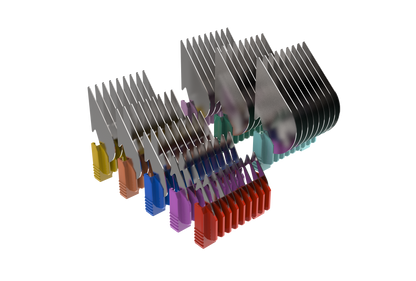 Shernbao 5-in-1 Stainless Steel Attachment Comb Kit