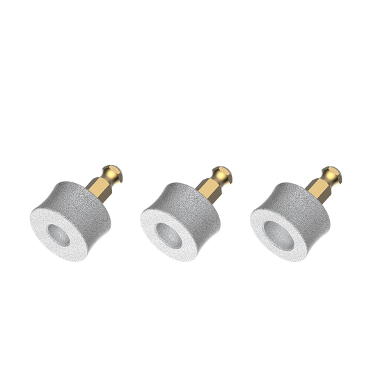 PNG-008W Shernbao Carborundum grinding wheel head set, 3 sizes (S/M/L) for professional pet nail grinding tools.