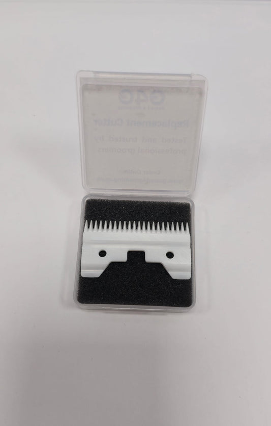 Replacement A5 low friction ceramic cutter, 22 teeth, standard width for professional grooming clippers.