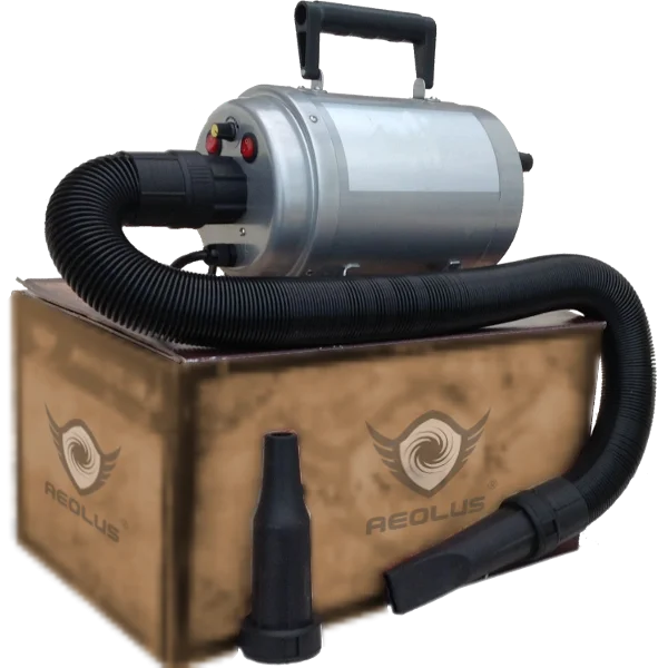 Aeolus M TD-901GT pet blaster dryer with 2800W motor, heat function, and variable speed for professional dog grooming.