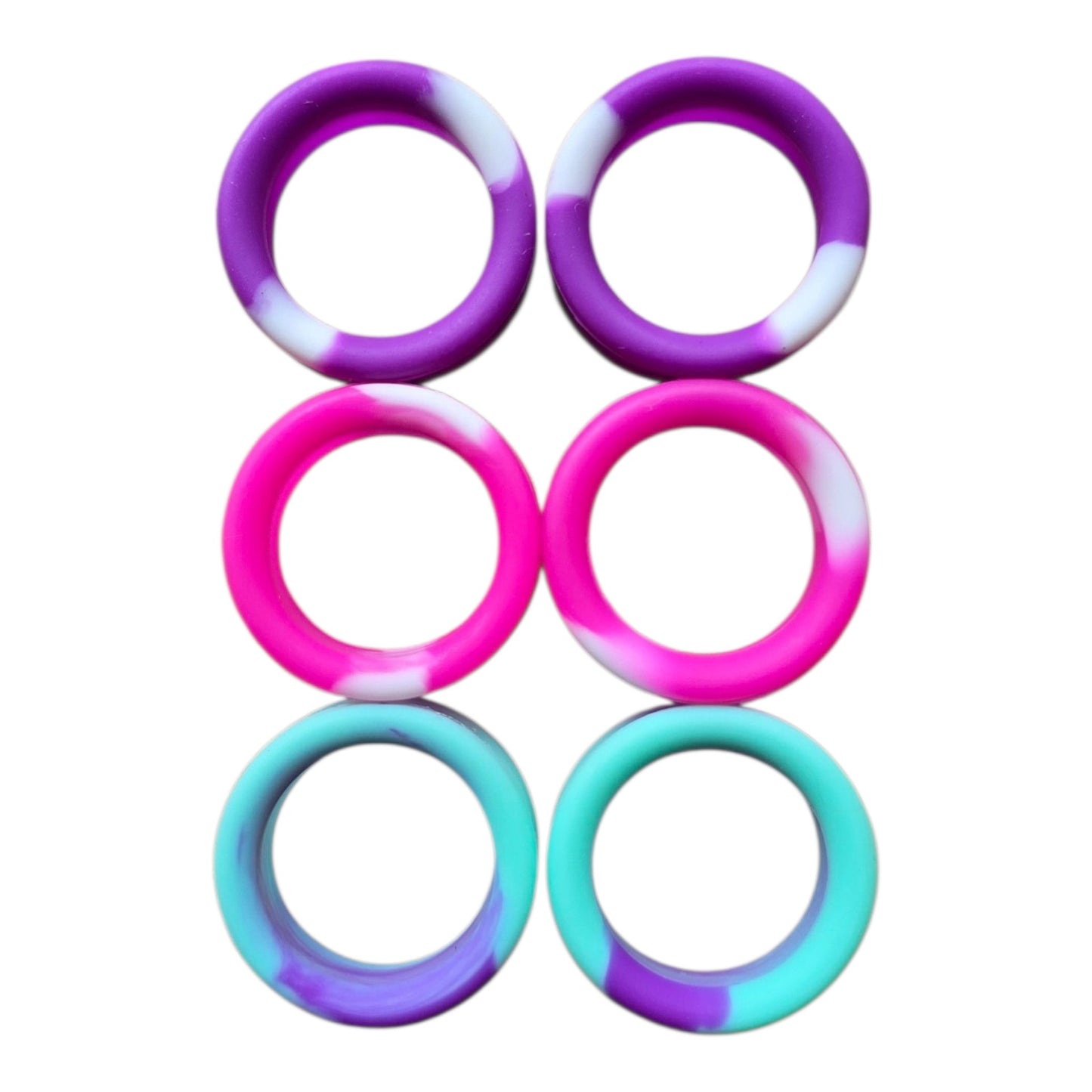 Super Soft Multi Colored Silicone Finger Inserts