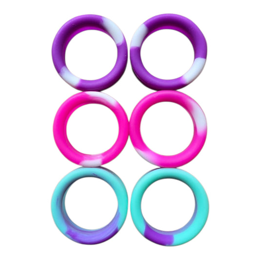 Super Soft Multi Colored Silicone Finger Inserts
