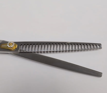 G4G 8" Straight Chunker Dog Grooming Scissors