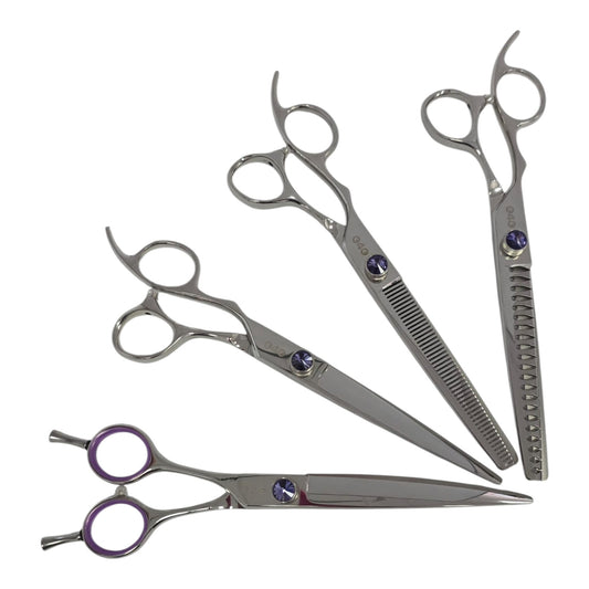 G4G Left-Handed 7" Grooming Scissor Set
