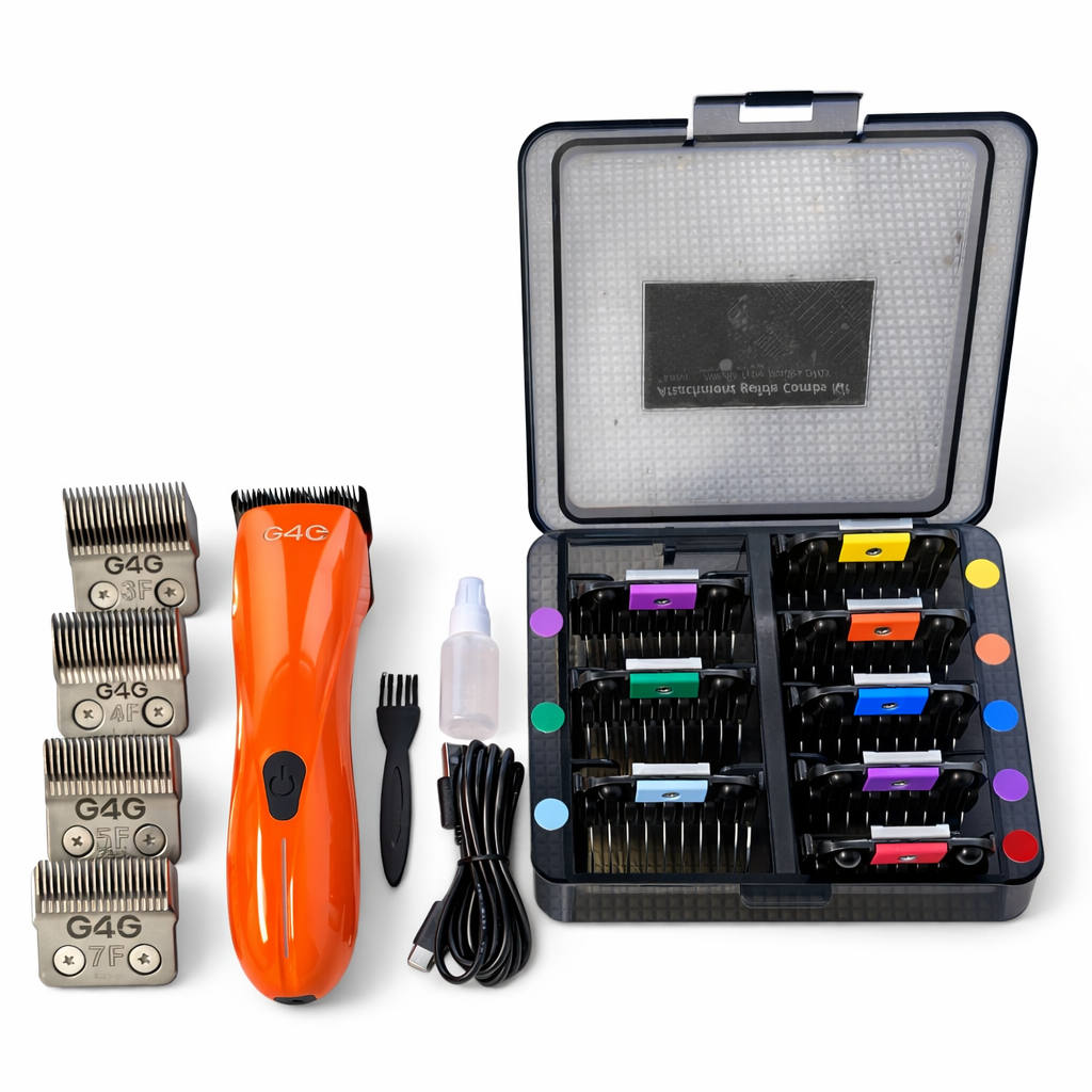 G4G D Series Clipper – With Blades & Comb Attachment Set