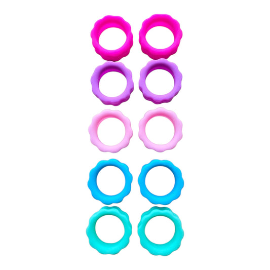 Super Soft Flower Scissor Finger Inserts