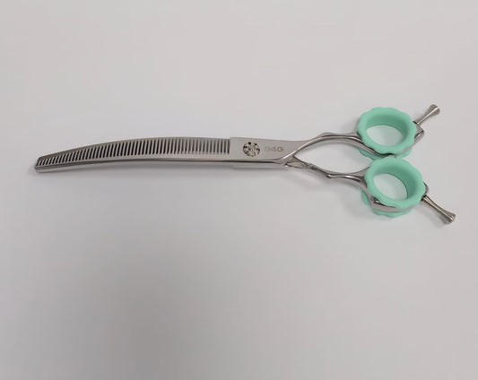 G4G Curved Thinning Scissors 7.5" – 56 Teeth