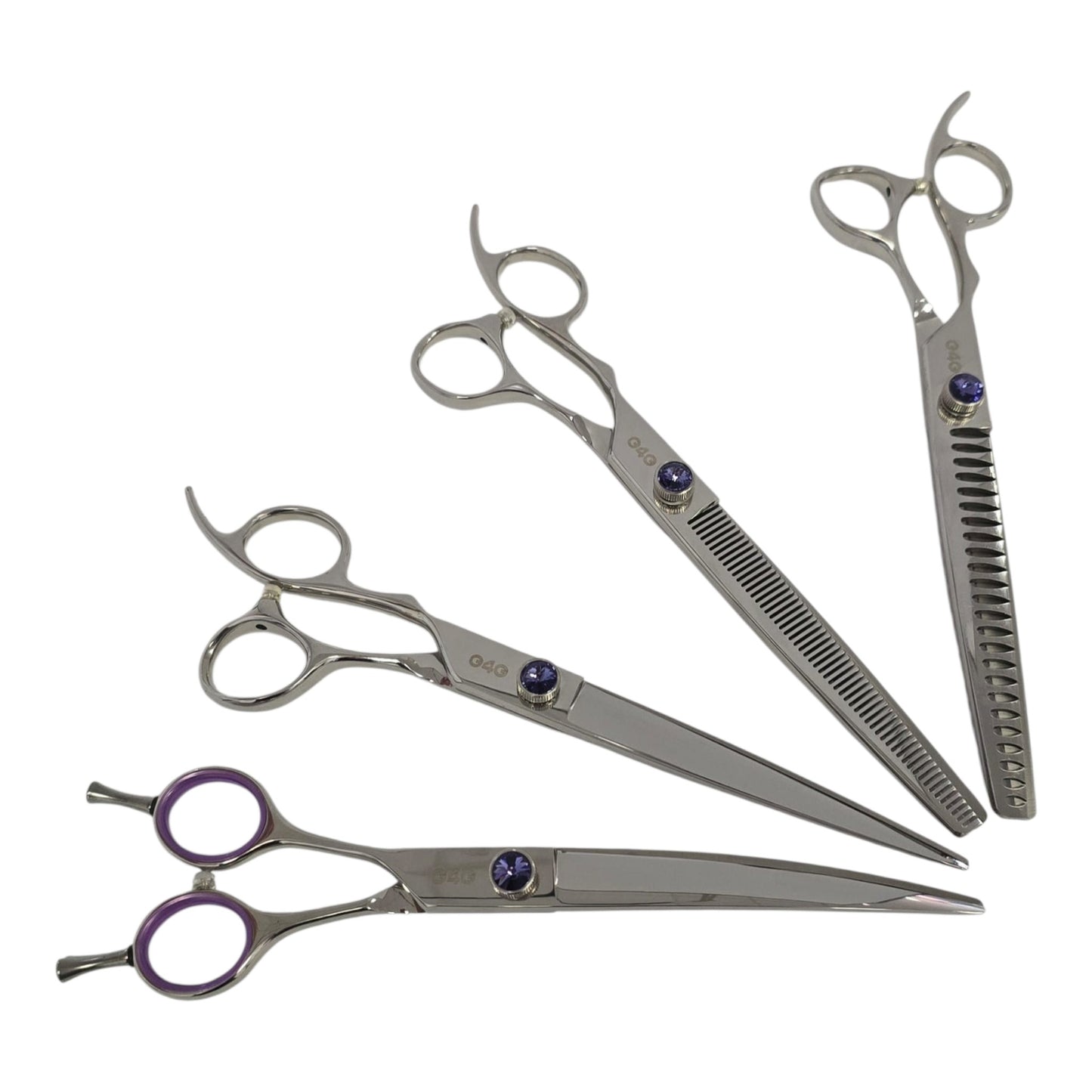 G4G Left-Handed 7.5" Grooming Scissor Set